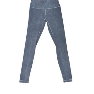 Lululemon Athletica Blue Jeggings High-Waisted Stretch
